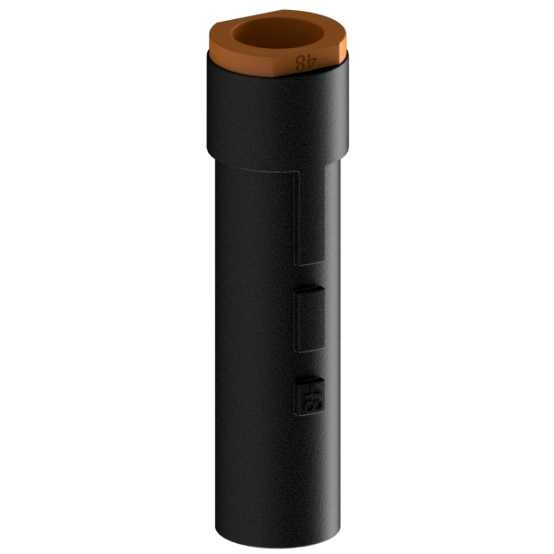 Ground socket for  48 mm tubular post | 300 mm long